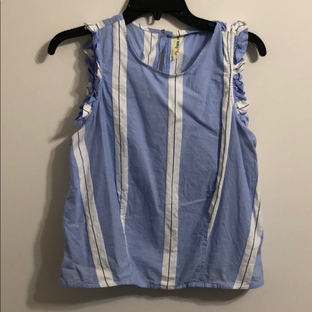Ruffle Sleeve Tank Top